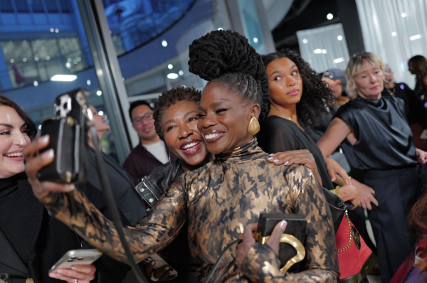 Danessa Myricks taking a selfie with Dr. Rose Ingleton.